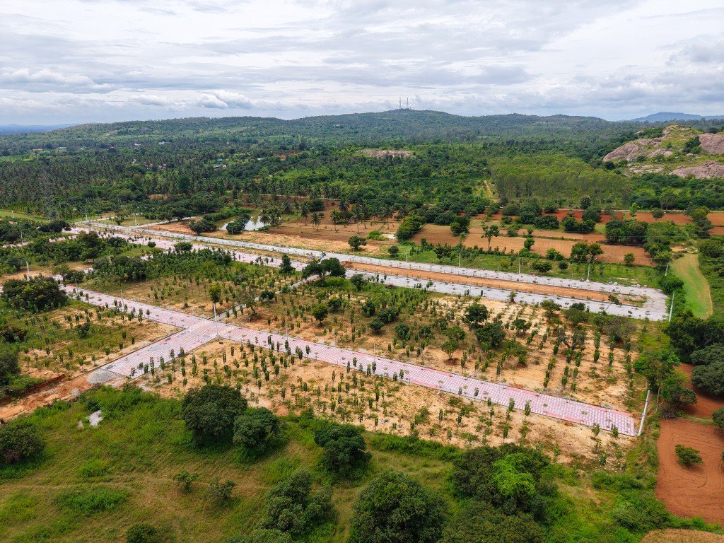 Aerial view of Ozone Farm in Ramanagaram — view 15